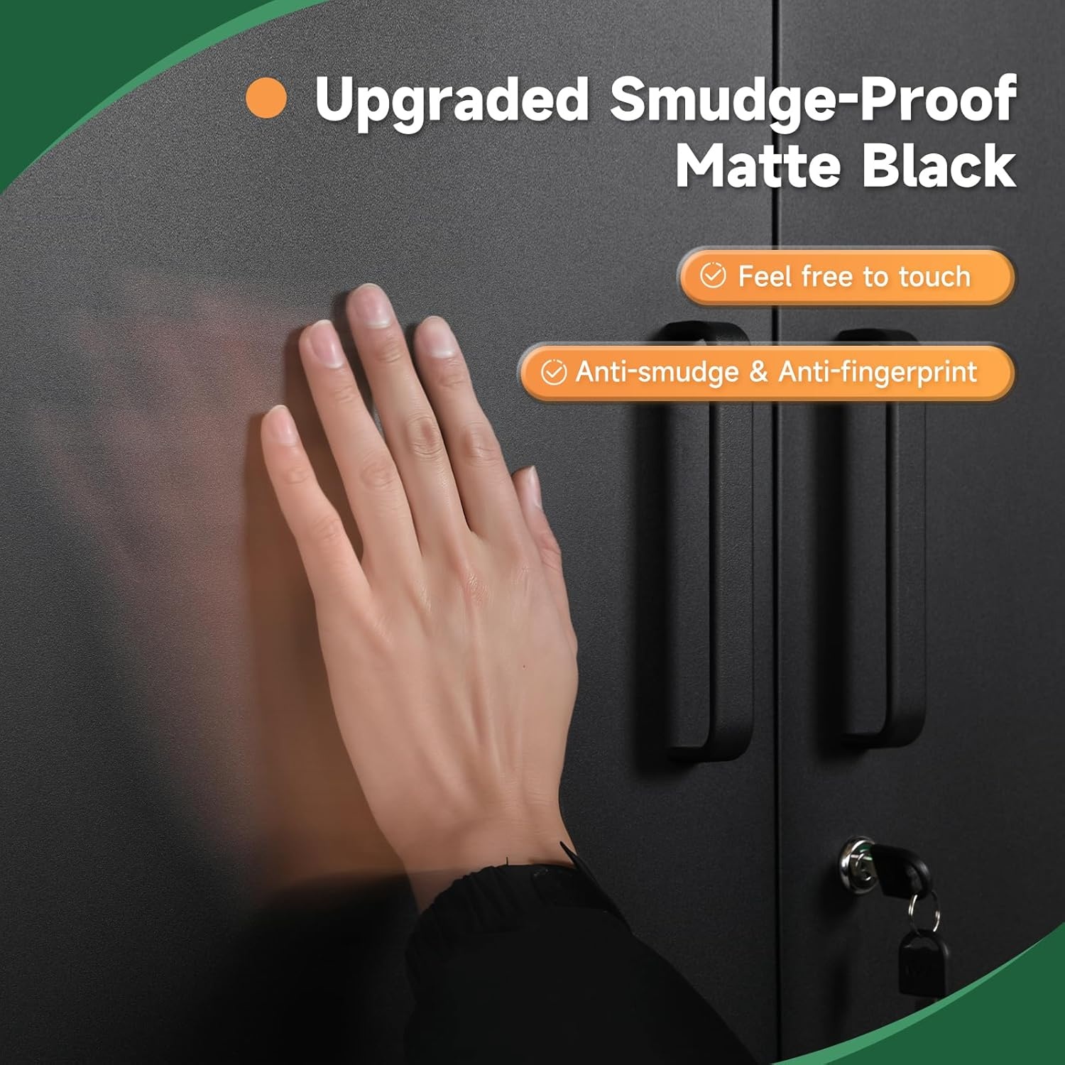image:imageLetaya Metal Storage Cabinets with Lock DoorsTall Locker Organizer Steel Garage Cabinets 5 Adjustable Layers Shelves for Home Office WarehouseToolIndustrialBlackBlack